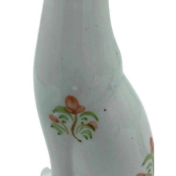 2 Vintage Hand Painted Porcelain Cat Figurines Kittens 6 inches - Picture 6 of 16